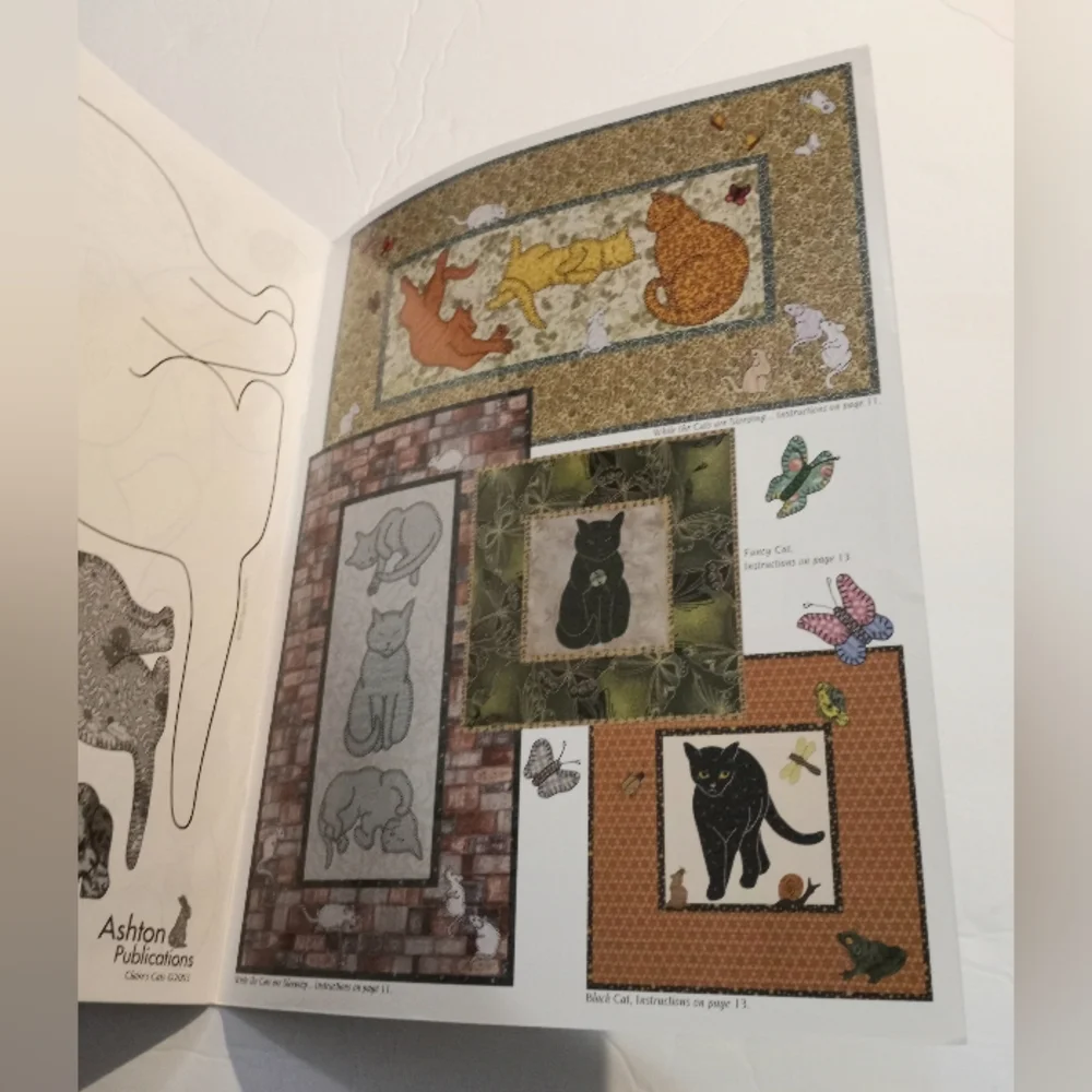 Claire's Cats 35 Quilting Designs Book by Darcy Ashton - Picture 4 of 16